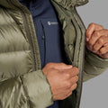 Caper Montane Men's Anti-Freeze XT Hooded Down Jacket Model 4