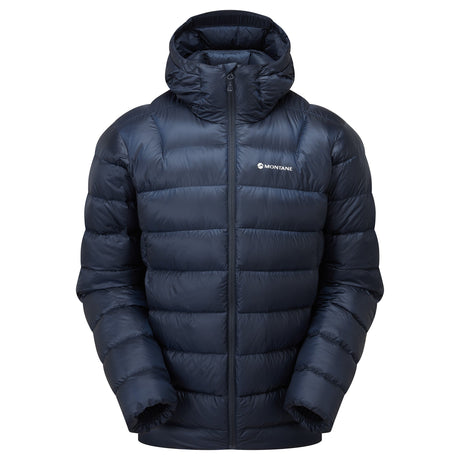 Eclipse Blue Montane Men's Anti-Freeze XT Hooded Down Jacket Front