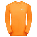 Nagami Orange Montane Men's Dart Lite Long Sleeve T-Shirt Front