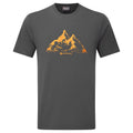 Midnight Grey Montane Men's Dual Mountain T-Shirt Front