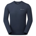 Eclipse Blue Montane Men's Dart Nano Long Sleeve T-Shirt Front