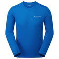 Neptune Blue Montane Men's Dart Nano Long Sleeve T-Shirt Front