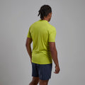 Citrus Spring Montane Men's Dart Nano Zip T-Shirt Model Back