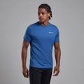 Neptune Blue Montane Men's Dart T-Shirt Model Front