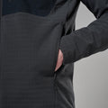 Midnight Grey Montane Men's Dura Hooded Fleece Jacket Model 6 MDURHMNG