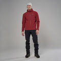 Dark Maple Montane Men's Dura XT Hooded Fleece Jacket Model 3 MDXTHDAM