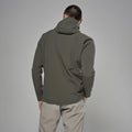 Moss Montane Men's Dura XT Hooded Fleece Jacket Model Back MDXTHMOS