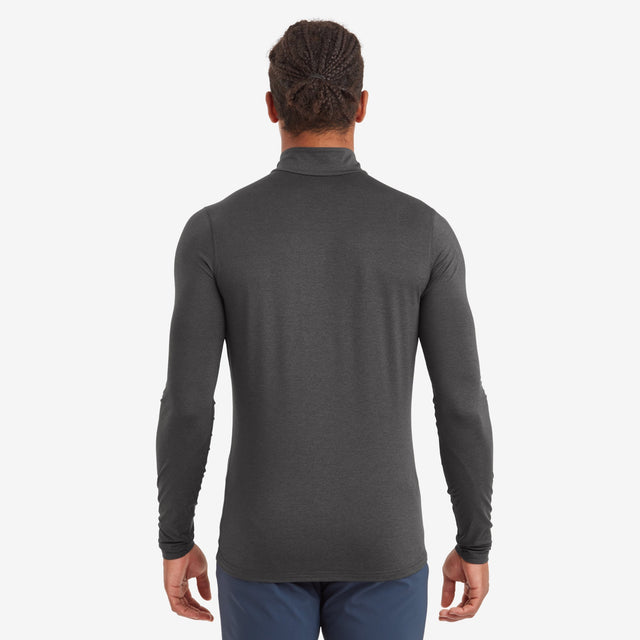 Montane Mens Dart Long Sleeve T-Shirt (Midnight Grey)