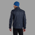 Eclipse Blue Montane Men's Fortes Nano Insulated Half-Zip Jacket Model Back