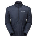 Eclipse Blue Montane Men's Fortes Nano Insulated Half-Zip Jacket Front