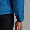 Neptune Blue Montane Men's Fortes Nano Insulated Half-Zip Jacket Model 3