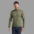 Caper Montane Men's Fury Lite Fleece Jacket Model Front