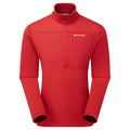 Acer Red Montane Men's Fury XT Fleece Pull-On Front