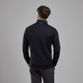 Black Montane Men's Fury XT Fleece Pull-On Model Back