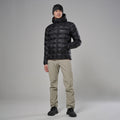 Black Montane Men's Icarus 3.0 Hooded Insulated Jacket Model 3 MIHOOBLA