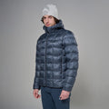 Dark Sky Montane Men's Icarus 3.0 Hooded Insulated Jacket Model Front MIHOODAS
