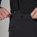 Black Montane Men's Mossa XT Softshell Pants Model 11 MMXPRBLA