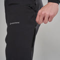 Black Montane Men's Mossa XT Softshell Pants Model 6 MMXPRBLA