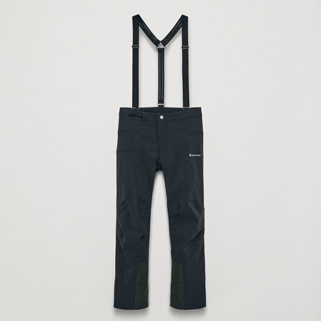 Black Montane Men's Mossa XT Softshell Pants Front MMXPRBLA
