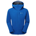 Neptune Blue Montane Men's Nordes Hooded Softshell Jacket Front