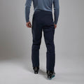 Eclipse Blue Montane Men's Nordes Softshell Pants Model Back