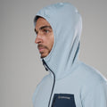 Frost Blue Montane Men's Protium CP Hooded Fleece Jacket Model 6