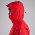 Adrenaline Red Montane Men's Phase Waterproof Jacket Model 4