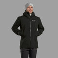 Black Montane Men's Phase Waterproof Jacket Model 3
