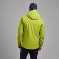 Citrus Spring Montane Men's Phase Lite Waterproof Jacket Model Back