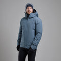 Stone Blue Montane Men's Phase XT Waterproof Jacket Model Front