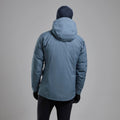 Stone Blue Montane Men's Phase XT Waterproof Jacket Model Back