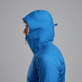 Electric Blue Montane Men's Phase Nano Waterproof Jacket Model 3