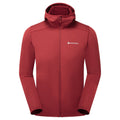 Dark Maple Montane Men's Protium Lite Hooded Fleece Jacket Front