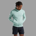 Sea Mist Montane Men's Protium Lite Hooded Fleece Jacket Model 3