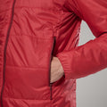 Hot Chilli Red Montane Men's Prism Hooded Insulated Jacket Model 4
