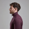 Dark Garnet Montane Protium Fleece Pull-On Jacket Model 3