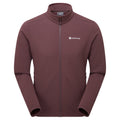 Dark Garnet Montane Men's Protium XT Fleece Jacket Front