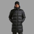 Black Montane Men's Polaron XT Hooded Down Jacket Model 3