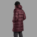 Dark Garnet Montane Men's Polaron XT Hooded Down Jacket Model 3