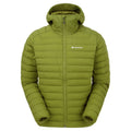 Alder Green Montane Men's Resolve Hooded Down Jacket Front