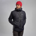 Black Montane Men's Respond XT Hooded Insulated Jacket Model 3