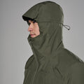 Moss Montane Men's Spirit Long Insulated Waterproof Jacket Model 6 MSLIJMOS