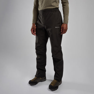 Black Montane Men's Solution Waterproof Pants Front