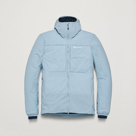 Frost Blue Montane Men's Stratum Hooded Insulated Jacket Front MSTRHFRO