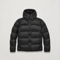 Black Montane Men's Thaw Hooded Down Jacket Front MTHAHBLA