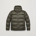 Moss Montane Men's Thaw Hooded Down Jacket Front MTHAHMOS
