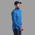 Neptune Blue Montane Men's Tenacity Nano Softshell Jacket Model 4