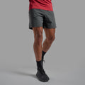 Midnight Grey Montane Men's Volantis 7" Shorts Model Front