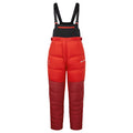 Adrenaline Red Montane Apex 8000 Down Salopettes Ghost Mannequin