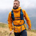 Flame Orange Montane Men's Phase Lite Waterproof Jacket Campaign Image